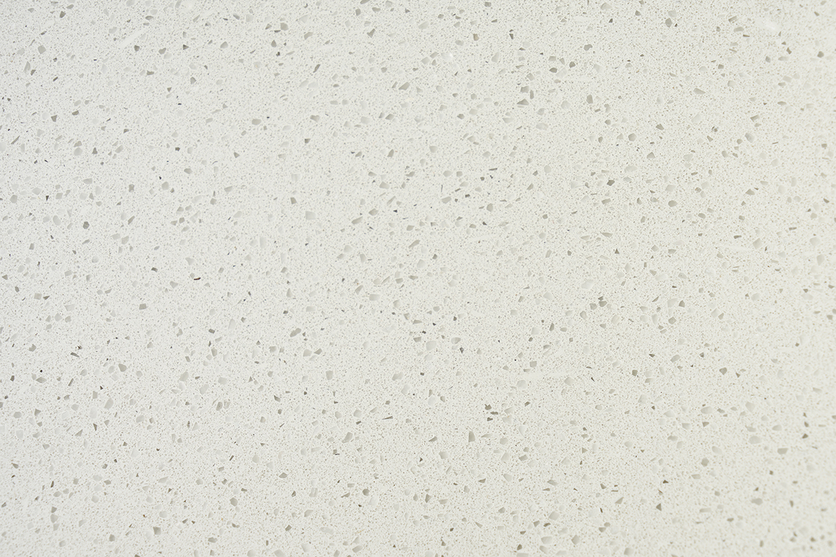 Lavabo redondo en terrazo gris de 40 cm de di�metro, vista superior que muestra su textura y sus motivos naturales.