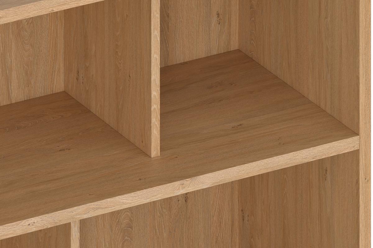 Librera de diseo acabado roble 140cm EPURE