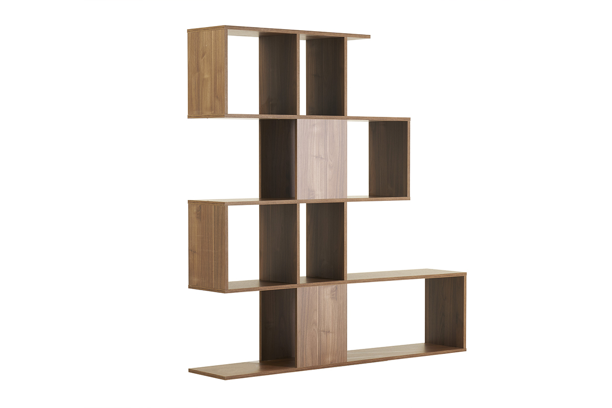 Librera nrdica acabado nogal 147cm COMO
