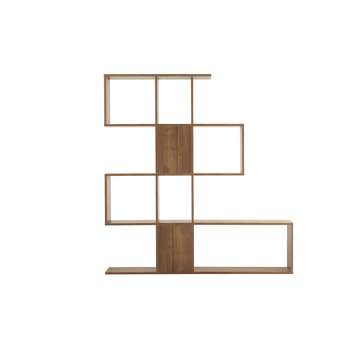 Librería nórdica acabado nogal 147 cm COMO