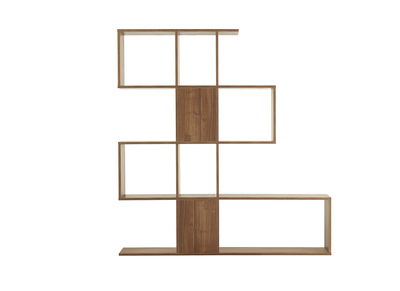 Librería nórdica acabado nogal 147 cm COMO