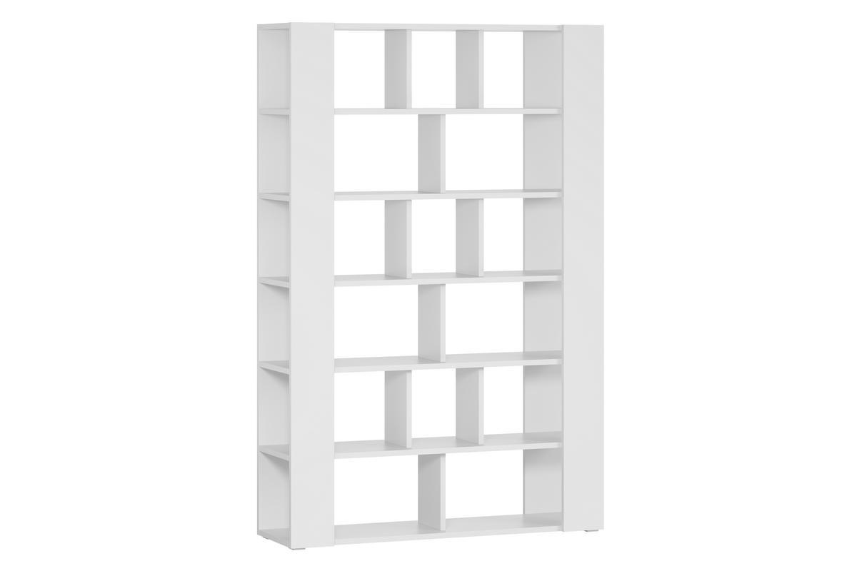 Librera separador de espacio de diseo blanco 135cm MUSSO