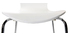 Lote de 2 sillas modernas color blanco NEW ABIGAIL