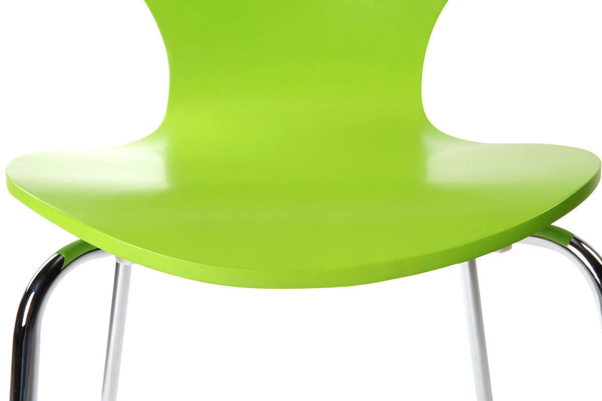 Lote de 2 sillas modernas color verde manzana NEW ABIGAIL