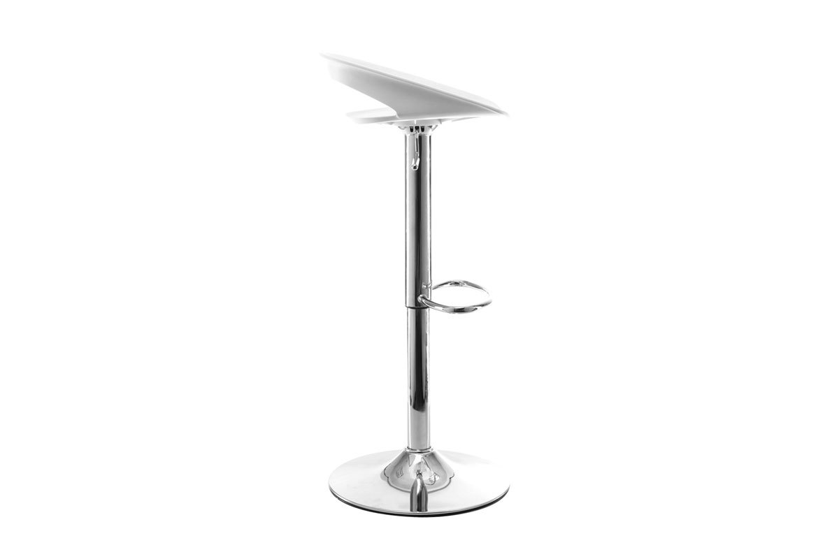 Lote de 2 taburetes de bar diseo blanco PHENIX