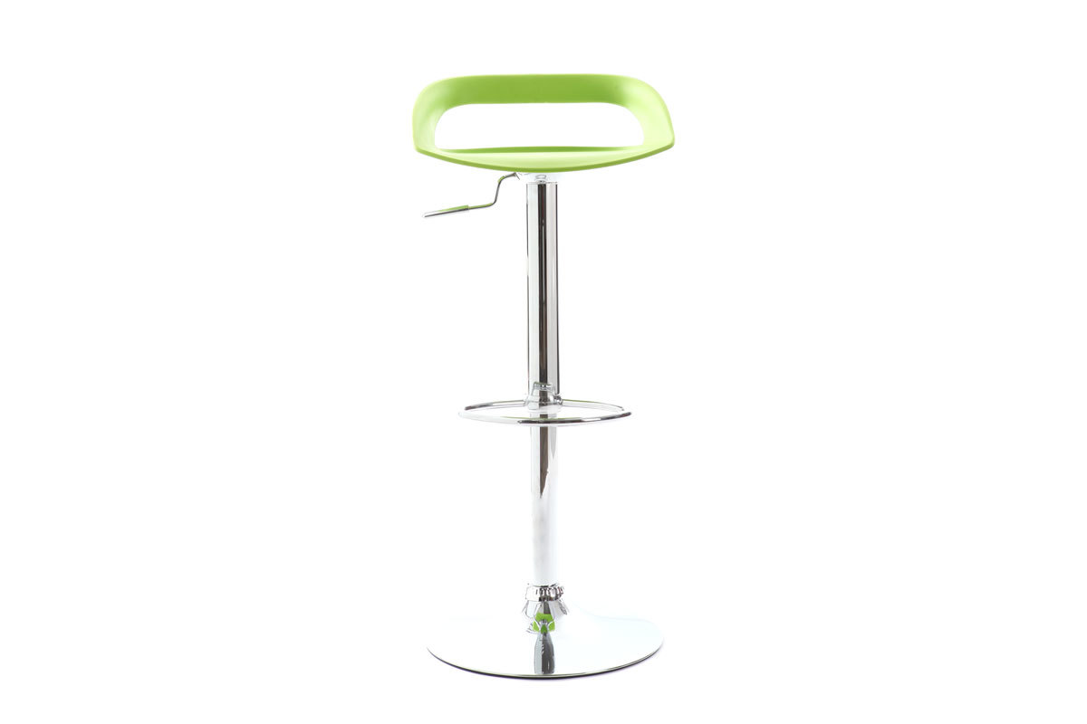 Lote de 2 taburetes de bar diseo verde PHENIX