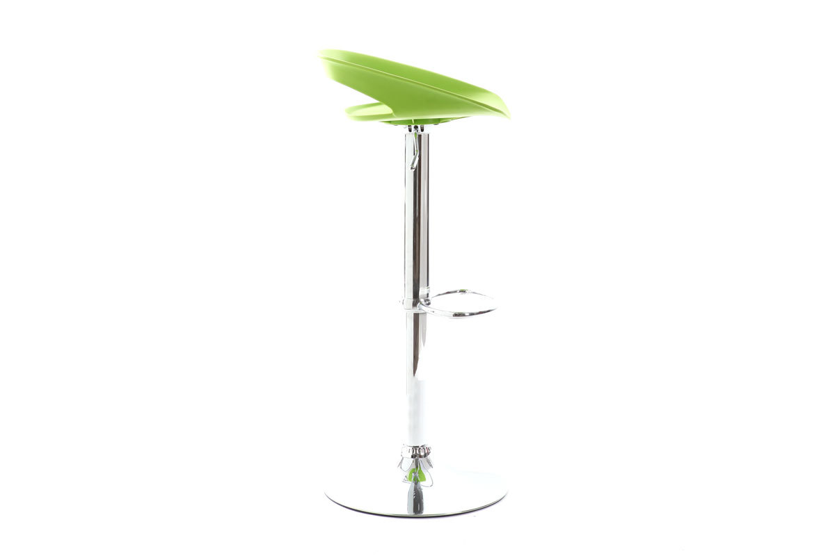 Lote de 2 taburetes de bar diseo verde PHENIX