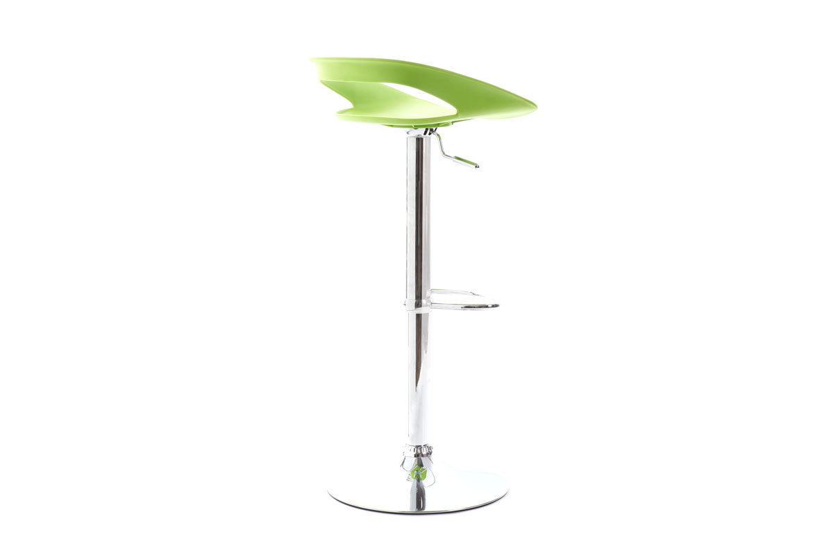 Lote de 2 taburetes de bar diseo verde PHENIX