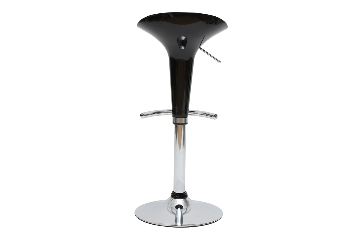 Lote de 2 taburetes de bar GALAXY color negro