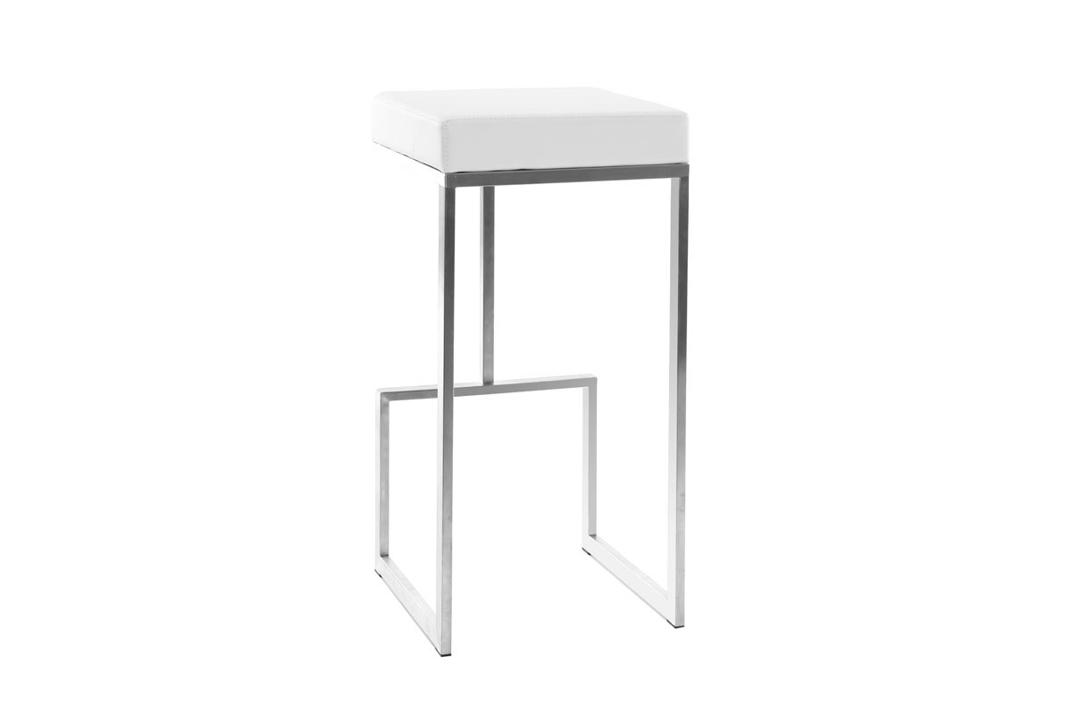 Lote de 2 taburetes diseo blanco Omicron