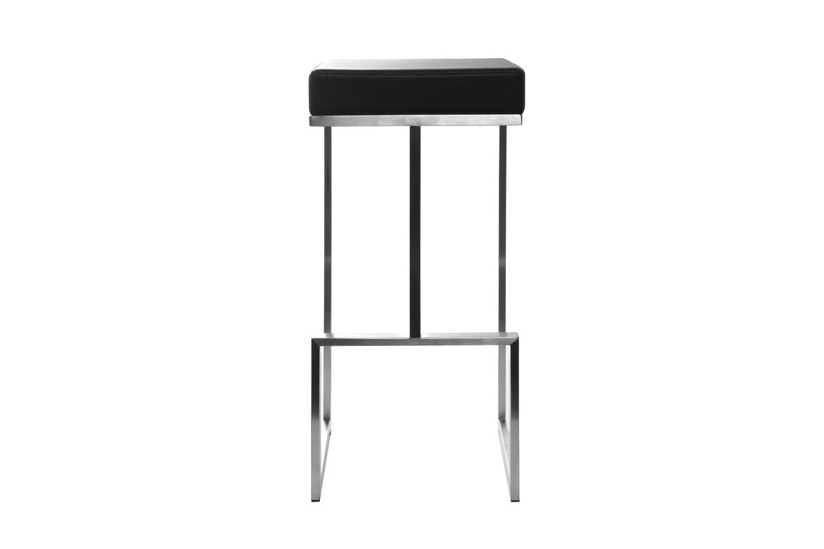 Lote de 2 taburetes diseo negro Omicron