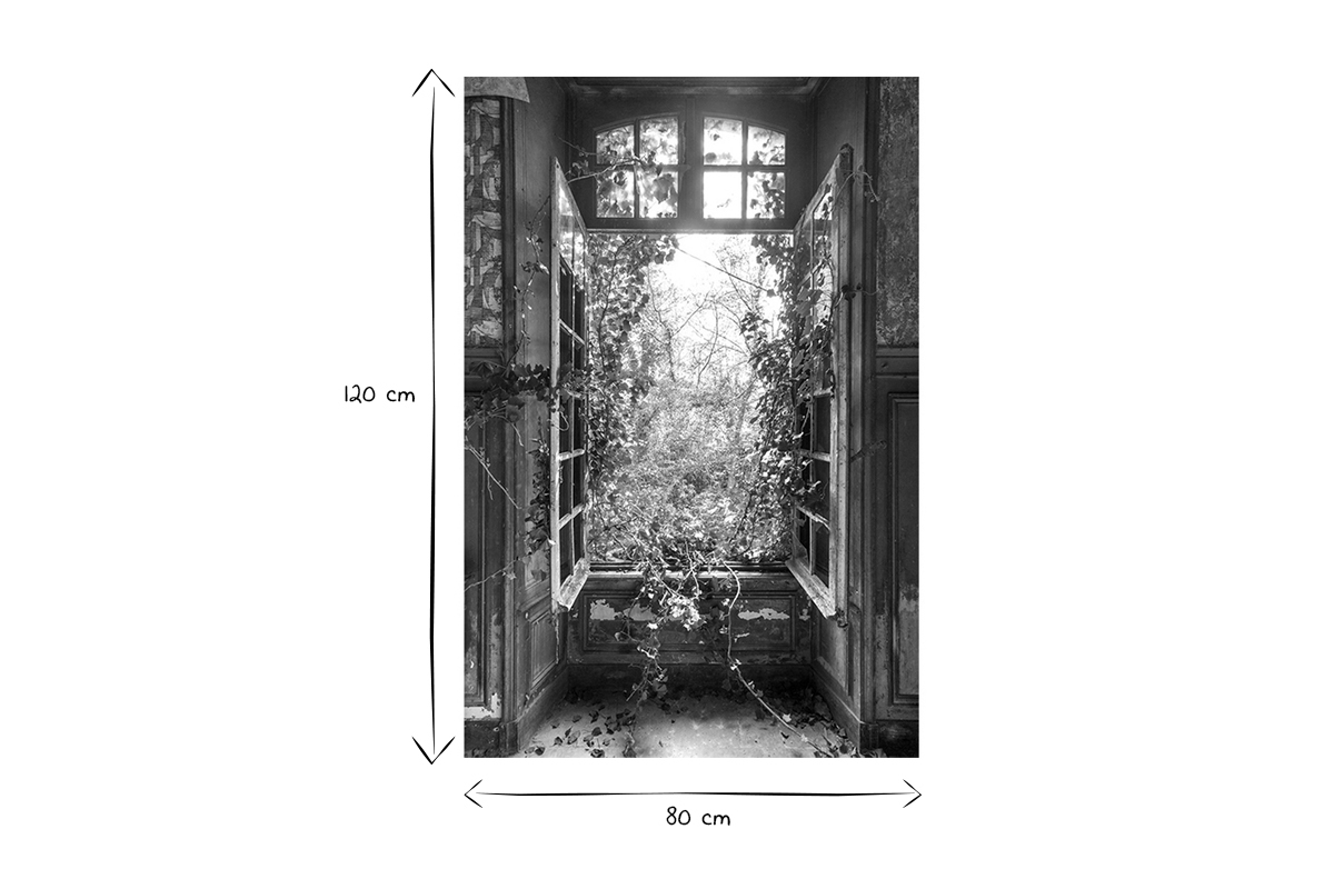 Marco de fotos con motivo de naturaleza en plexigls 80 x 120 cm LIERE