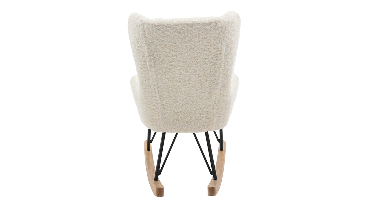 Mecedora infantil efecto piel de oveja SHAUN