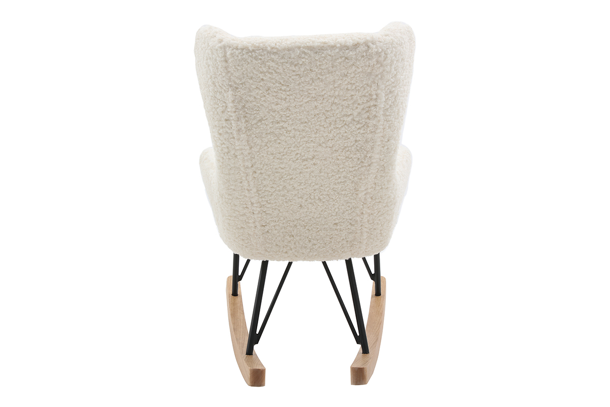 Mecedora infantil efecto piel de oveja SHAUN