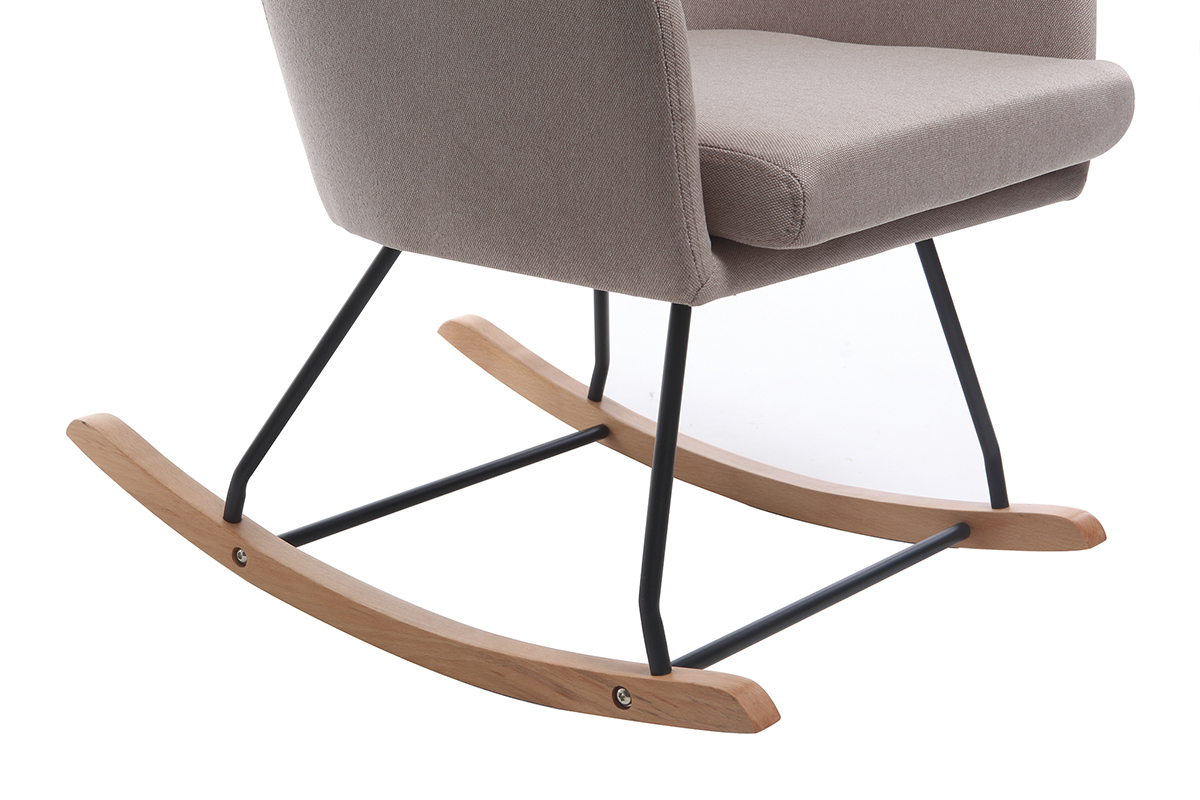 Mecedora n�rdica tejido natural SHANA