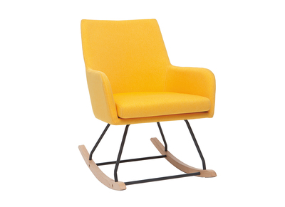 Mecedora tejido amarillo SHANA - Mecedora tejido amarillo SHANA