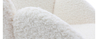 Mecedora tejido oveja color blanco RHAPSODY
