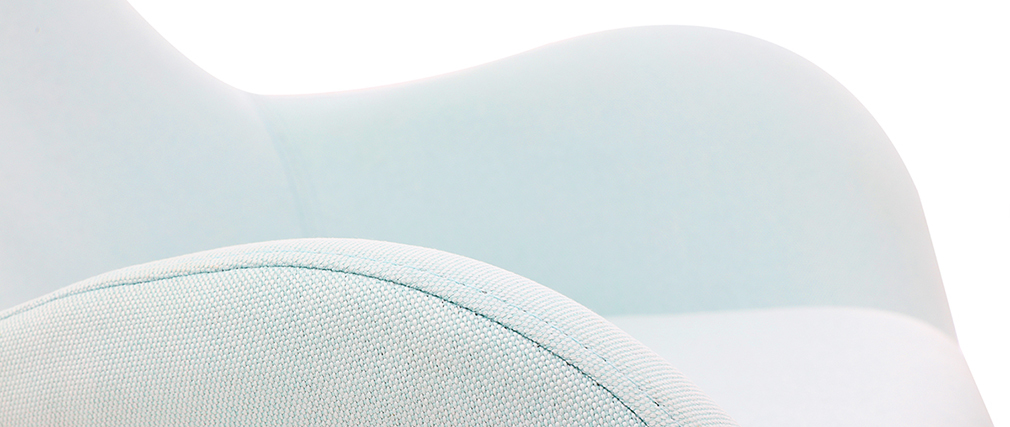 Mecedora tejido verde agua ESKUA