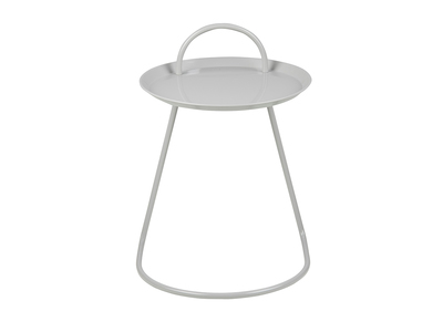 Mesa auxiliar dise&ntilde;o metal gris MOVE