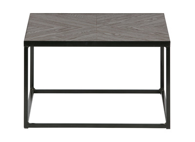 Mesa auxiliar industrial metal nogal WOODY