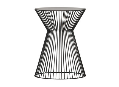 Mesa auxiliar metal negro TIMY