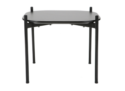 Mesa auxiliar moderna metal negro 50x50cm SEGA