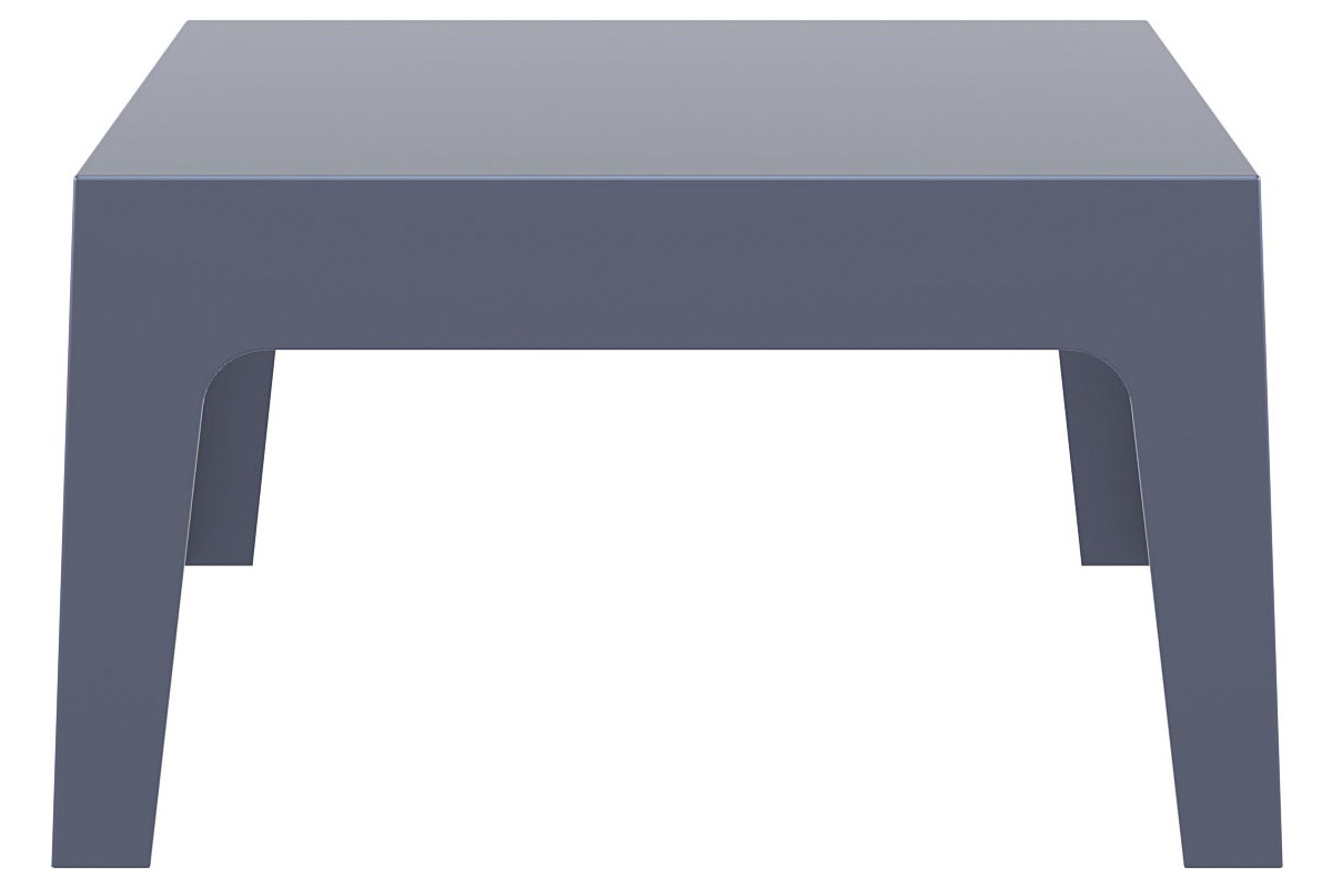 Mesa baja de jardn diseo gris oscuro LALI