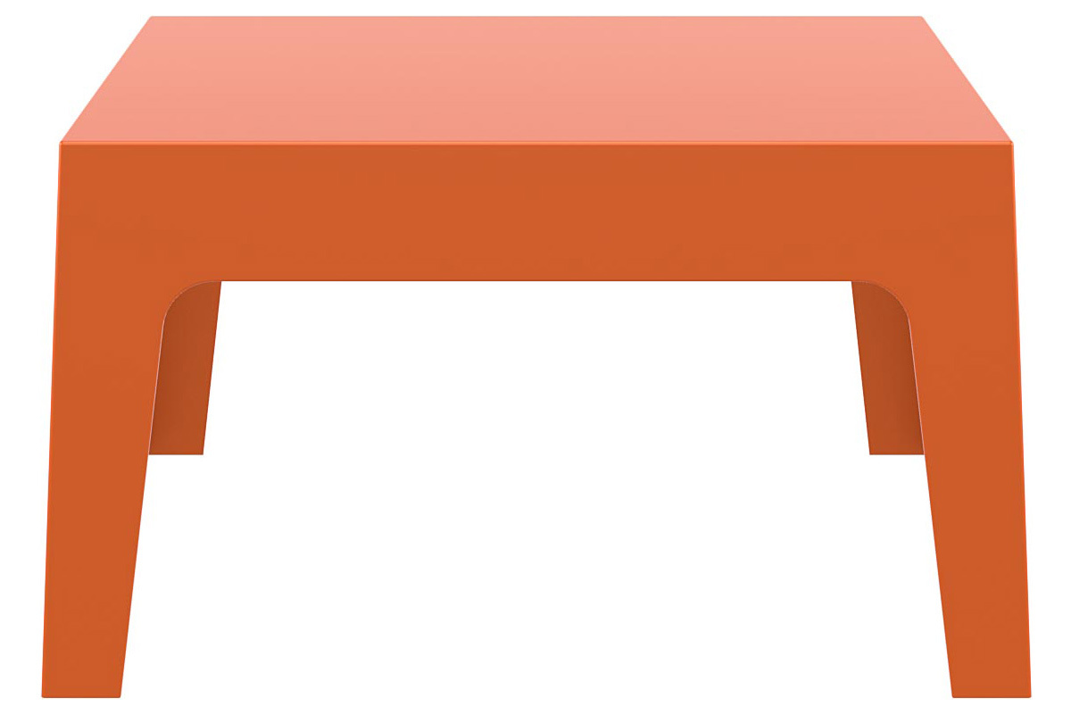 Mesa baja de jardn diseo naranja LALI