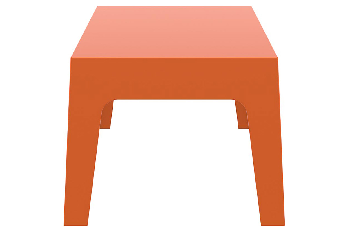 Mesa baja de jardn diseo naranja LALI
