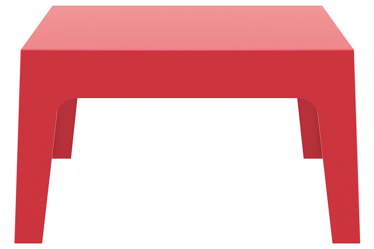Mesa baja de jardn diseo rojo LALI