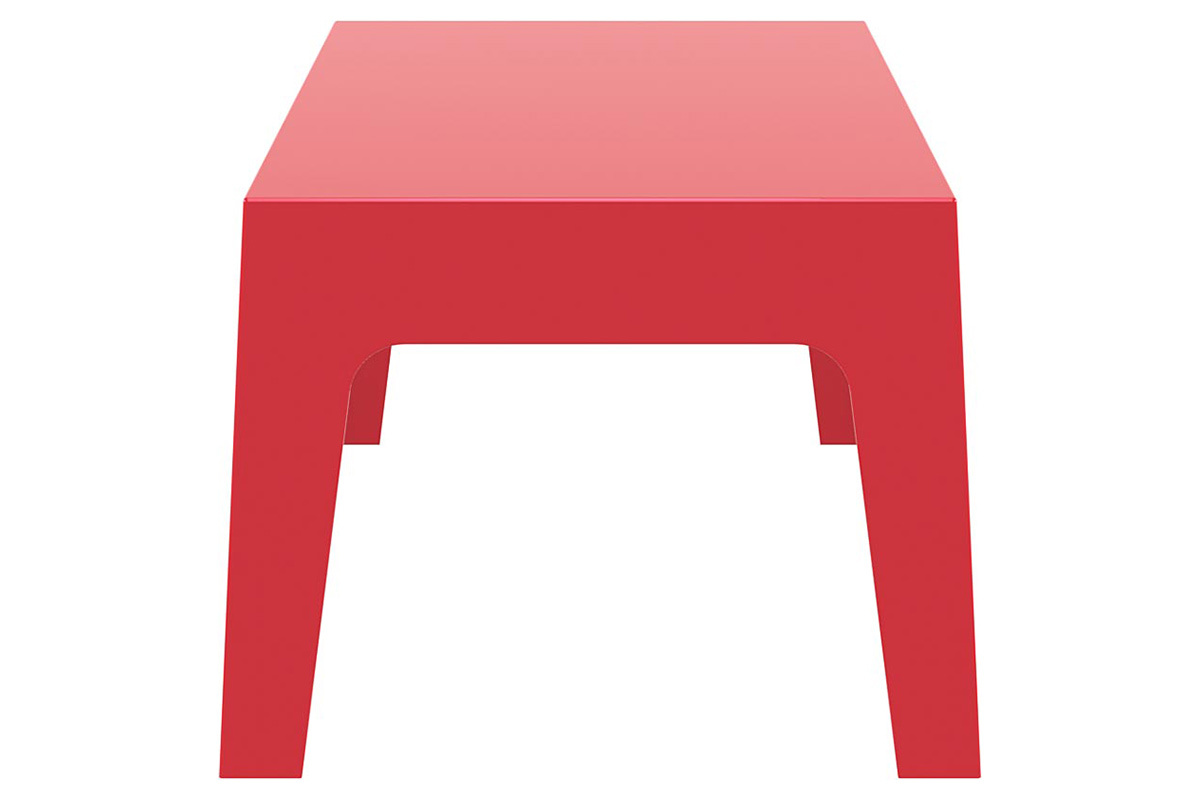Mesa baja de jardn diseo rojo LALI