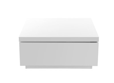 Mesa baja dise&ntilde;o lacada blanca JANA