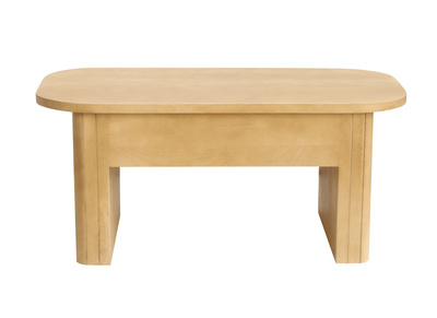 Mesa baja elevable rectangular de madera de mango maciza L100 cm LATIGO