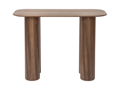 Mesa consola de diseño de madera oscura 100 cm FOLEEN