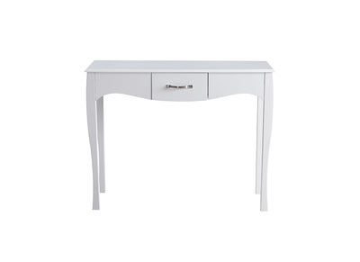 Mesa consola dise&ntilde;o cl&aacute;sico lacada blanca MARGOT