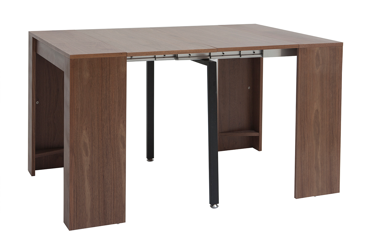 Mesa consola extensible nogal CALEB