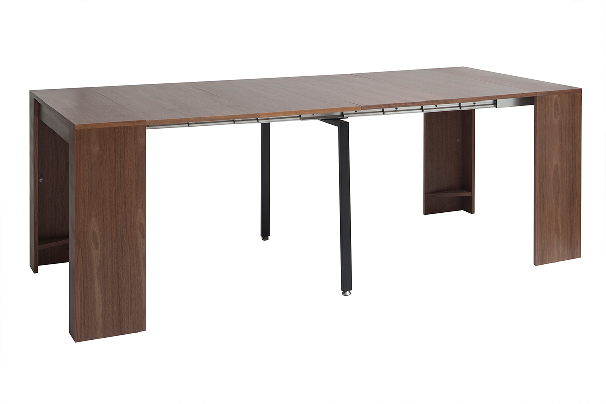 Mesa consola extensible nogal CALEB