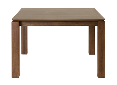 Mesa cuadrada para comedor madera oscura L120 cm RAYA