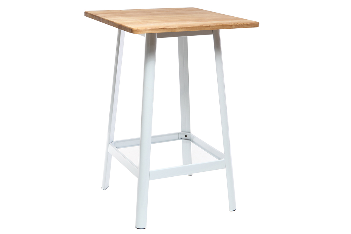 Mesa de bar diseo blanca JONES
