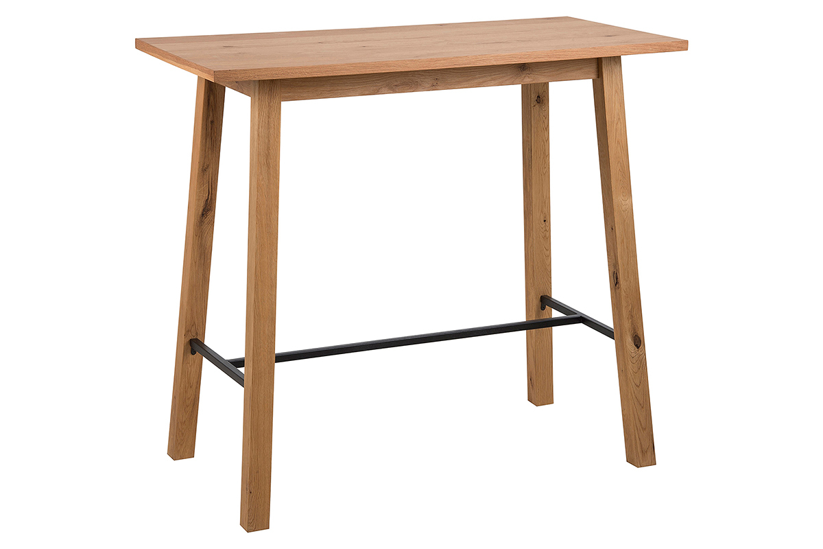 Mesa de bar diseo madera HONORE