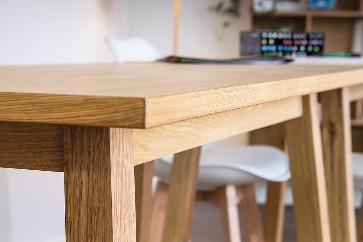 Mesa de bar diseo madera HONORE