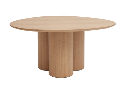 Mesa de centro de diseño de madera clara HOLLEN