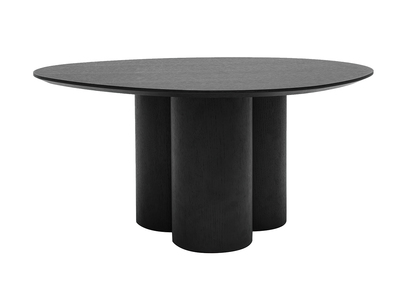 Mesa de centro de diseño de madera negra 78 cm HOLLEN