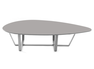 Mesa de centro de dise&ntilde;o gris pardo MILLA