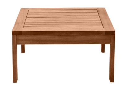 Mesa de centro de jardín cuadrada de madera maciza 60 cm SALVADOR