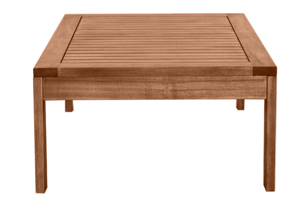 Mesa de centro de jardn de madera maciza 90 cm SALVADOR