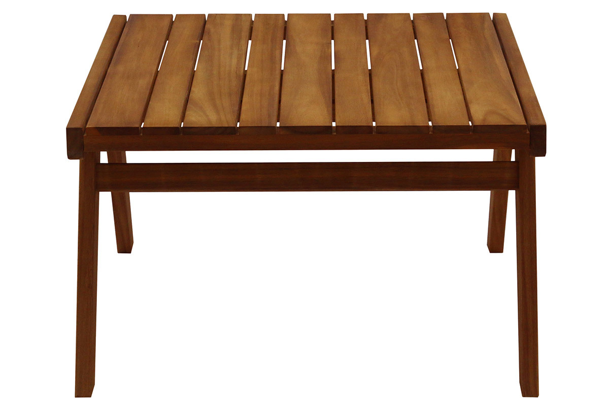 Mesa de centro de jardn de madera maciza TIDAK