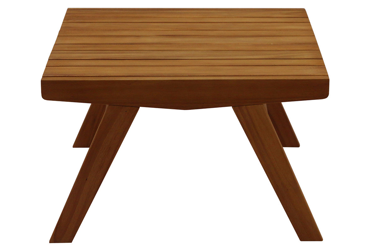 Mesa de centro de jardn de madera maciza TIDAK