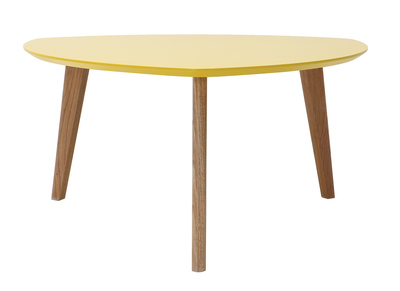 Mesa de centro dise&ntilde;o amarillo 80cm EKKA