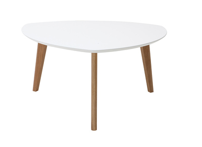 Mesa de centro dise&ntilde;o blanco 80cm EKKA